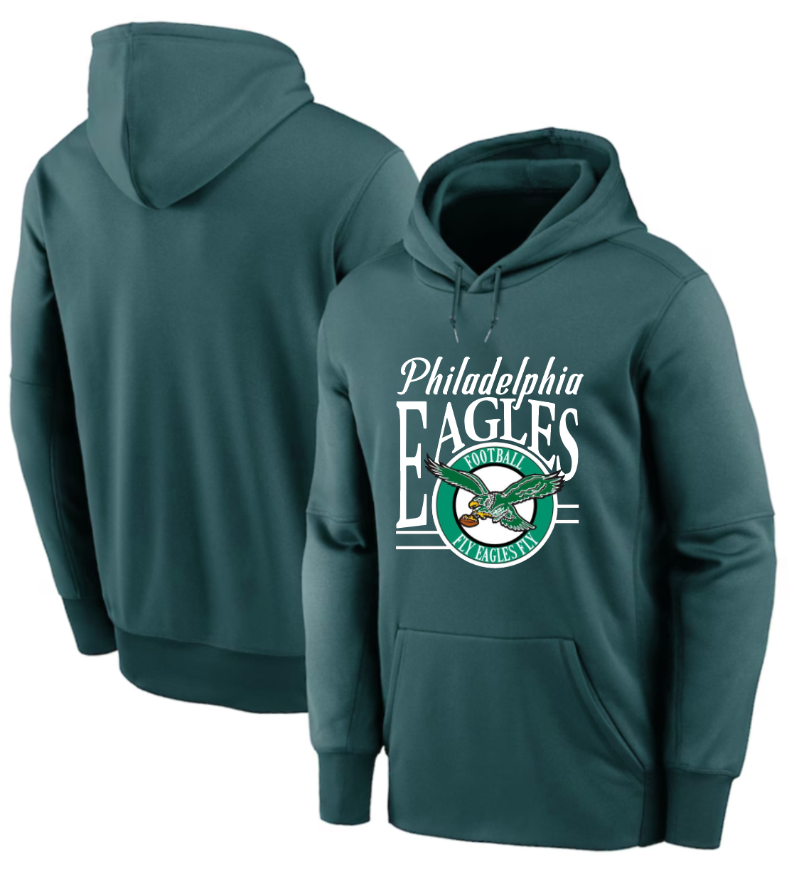 Men 2025 Philadelphia Eagles green hoodie style 10